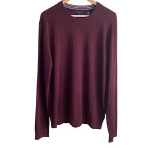 Ted Baker Chemin Slim Fit Crewneck dark red 6